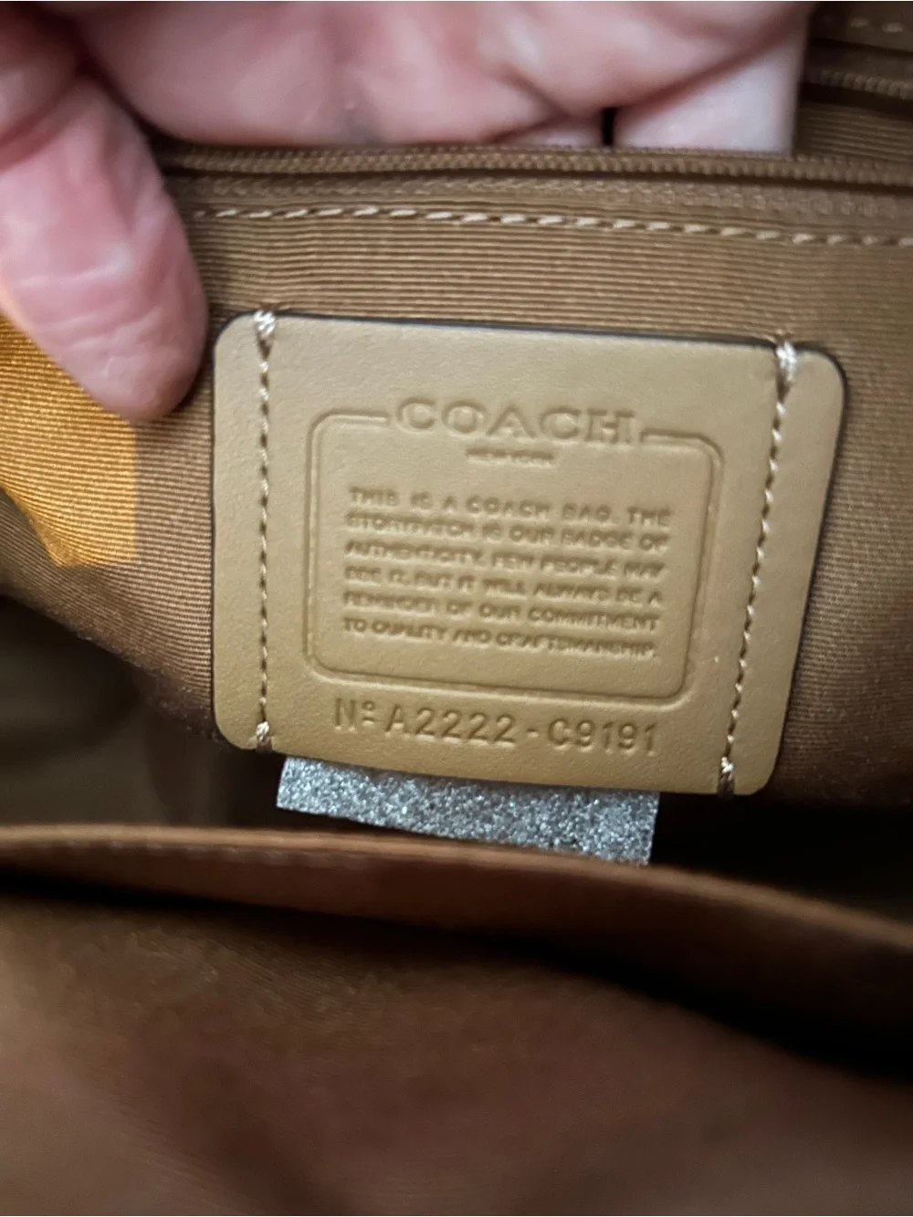 Coach Signature Canvas Hobo Bag in Khaki/Chalk with Animal-Print Strap